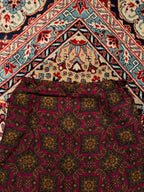 Vintage Magenta Maroon Paisley Medallion SKIRT - 26