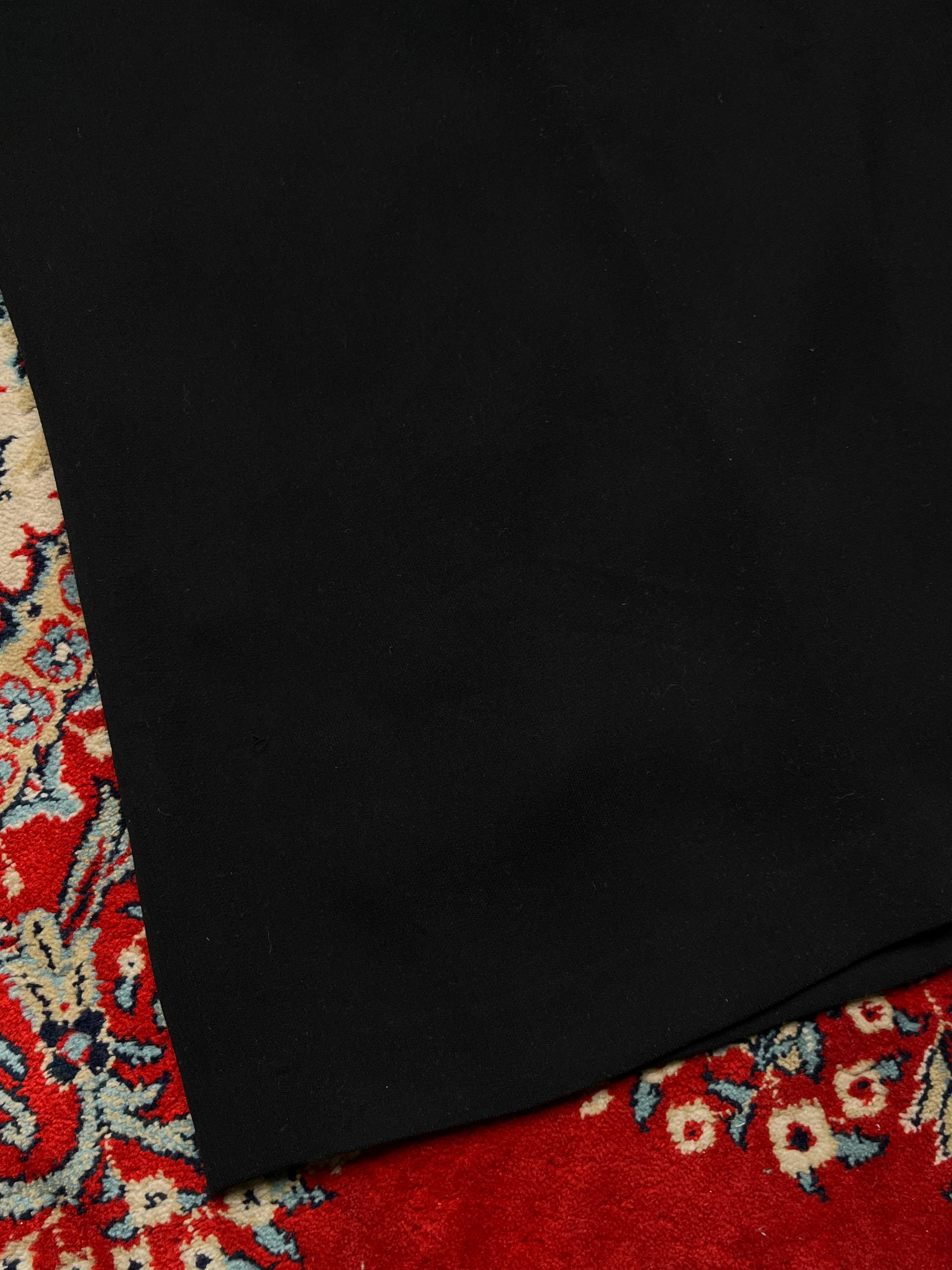 Vintage Black Pleated Flared SKIRT - 28