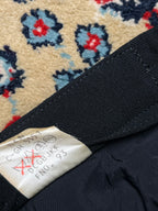 Vintage Black Pleated Flared SKIRT - 28
