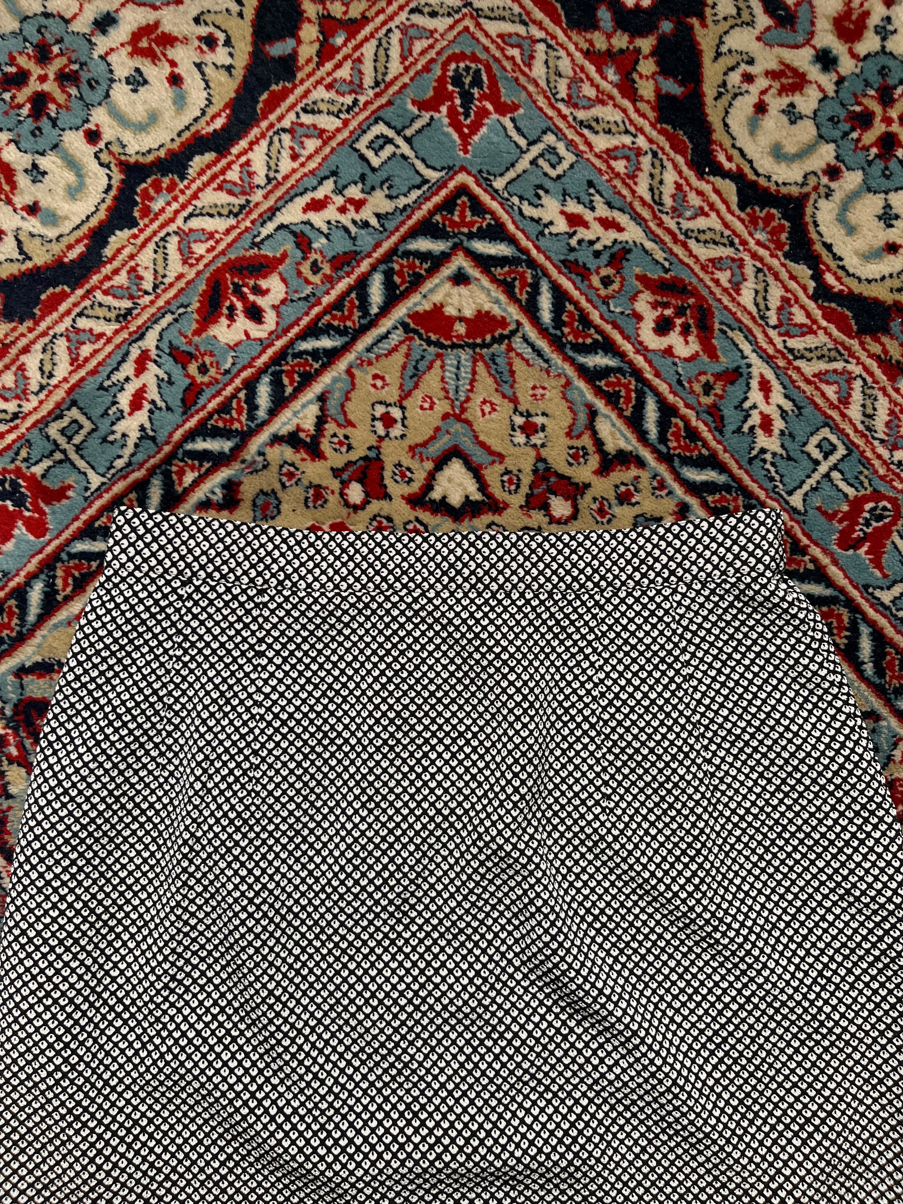 Vintage Japan Styled Geometric Micro Print Skirt - 26
