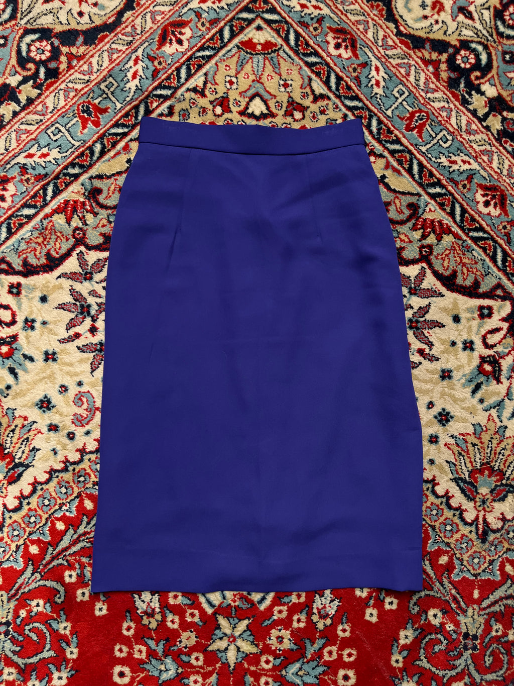 Vintage Blue Women Casual  SKIRT - 24