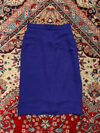 Vintage Blue Women Casual  SKIRT - 24