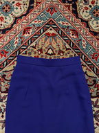 Vintage Blue Women Casual  SKIRT - 24