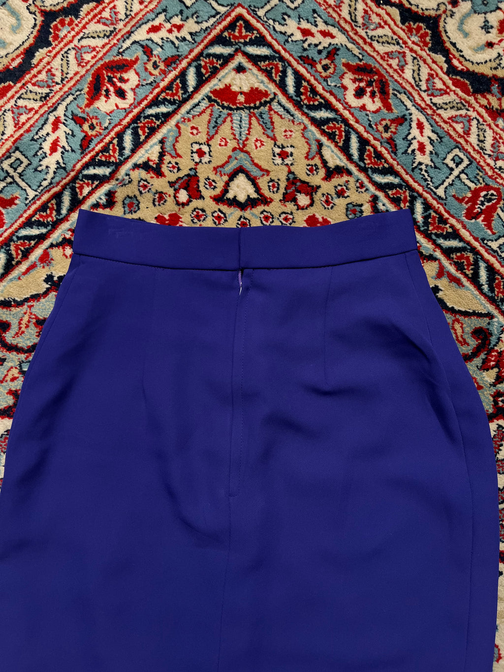 Vintage Blue Women Casual  SKIRT - 24