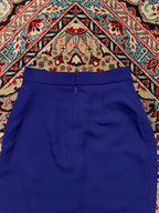 Vintage Blue Women Casual  SKIRT - 24