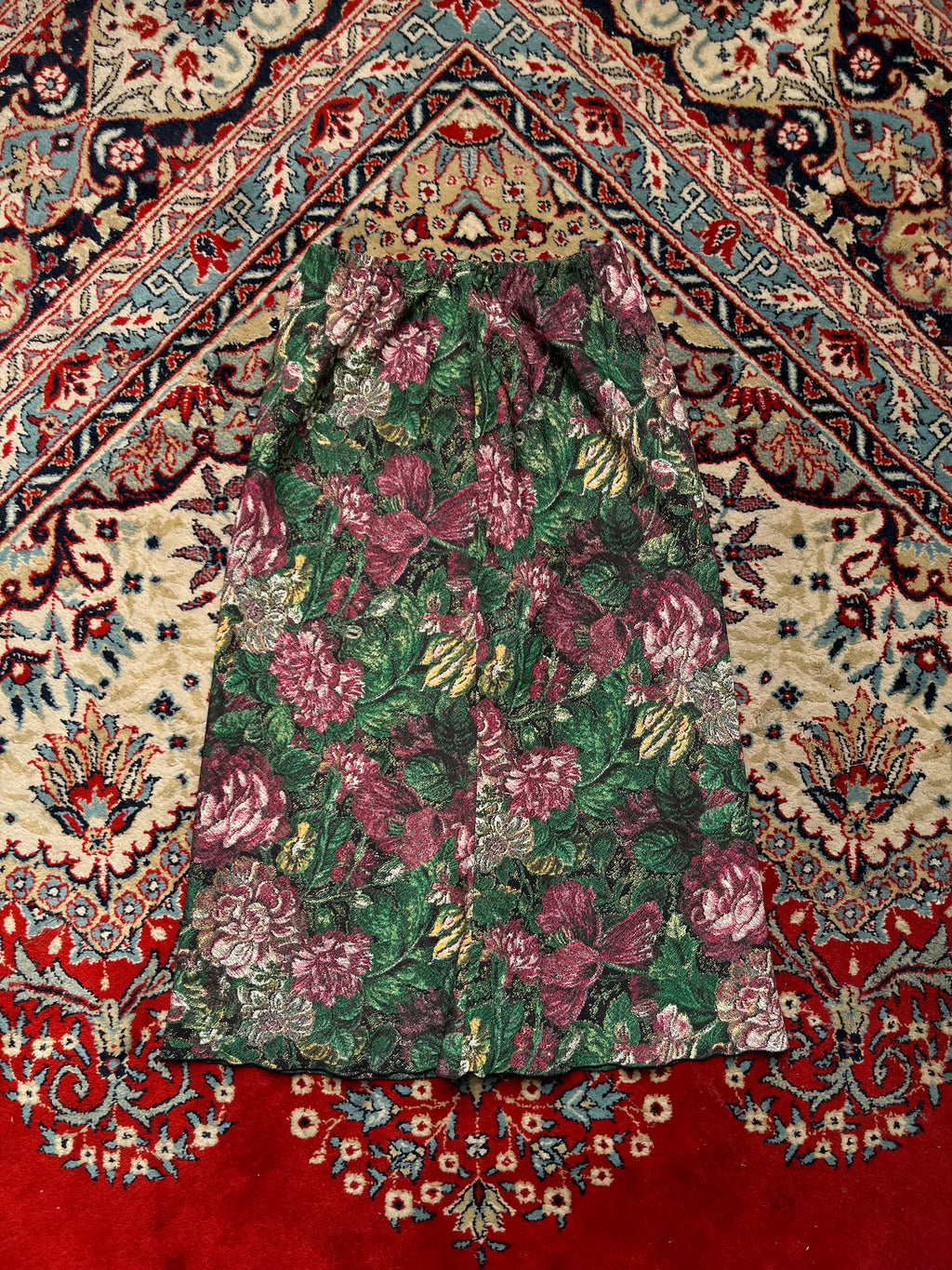 Palvouce Floral Tapestry Skirt - 24