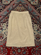 Futaba Co Beige Women Textured Back Slit SKIRT - 28