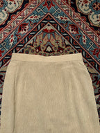 Futaba Co Beige Women Textured Back Slit SKIRT - 28