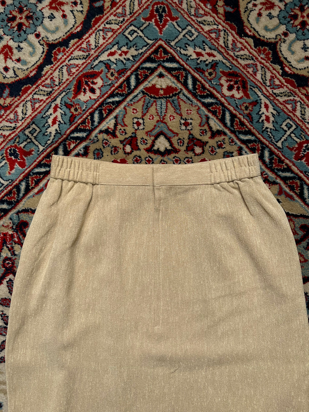 Futaba Co Beige Women Textured Back Slit SKIRT - 28