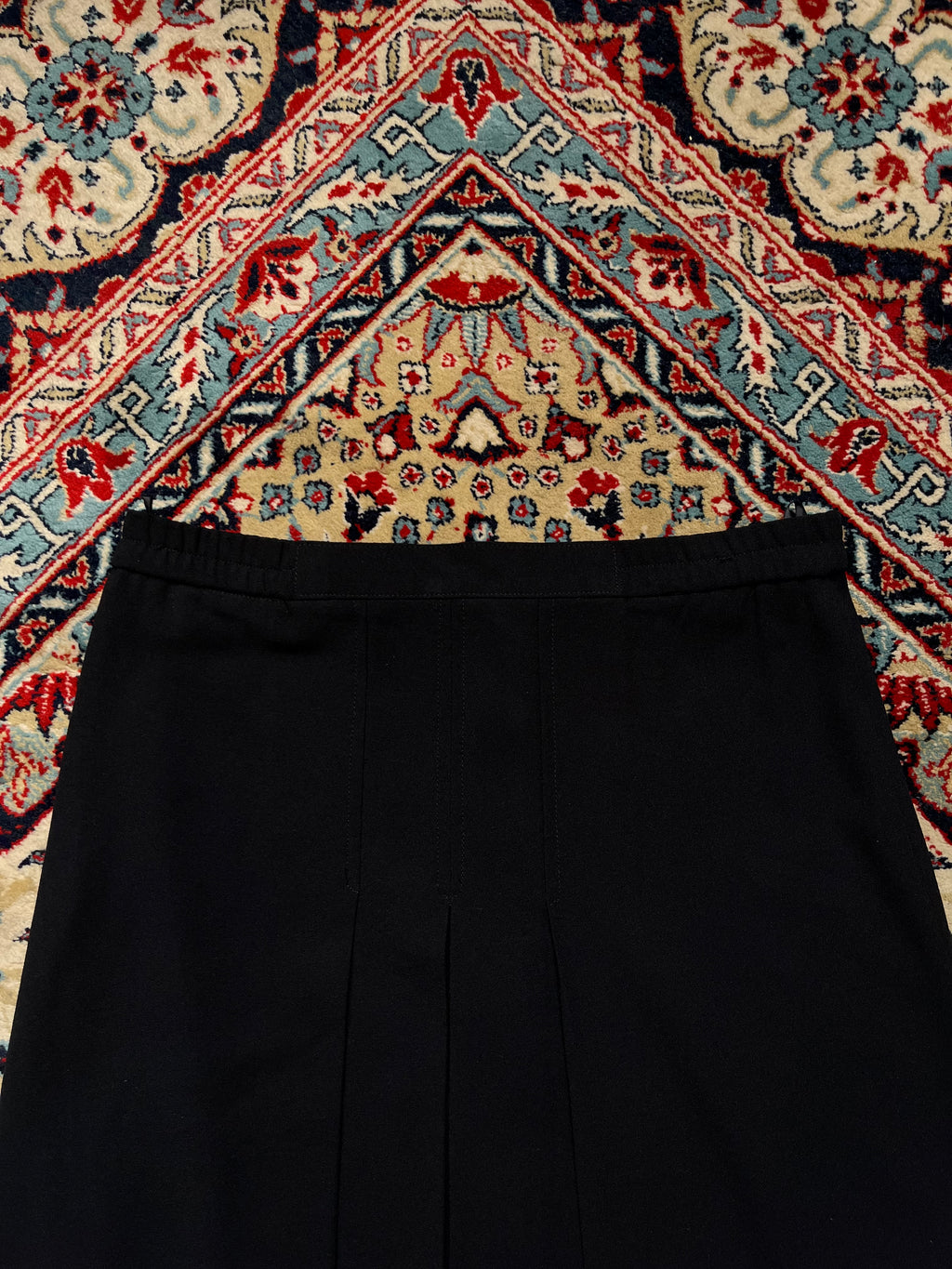 Vintage Women Black Pleated Casual SKIRT - 30