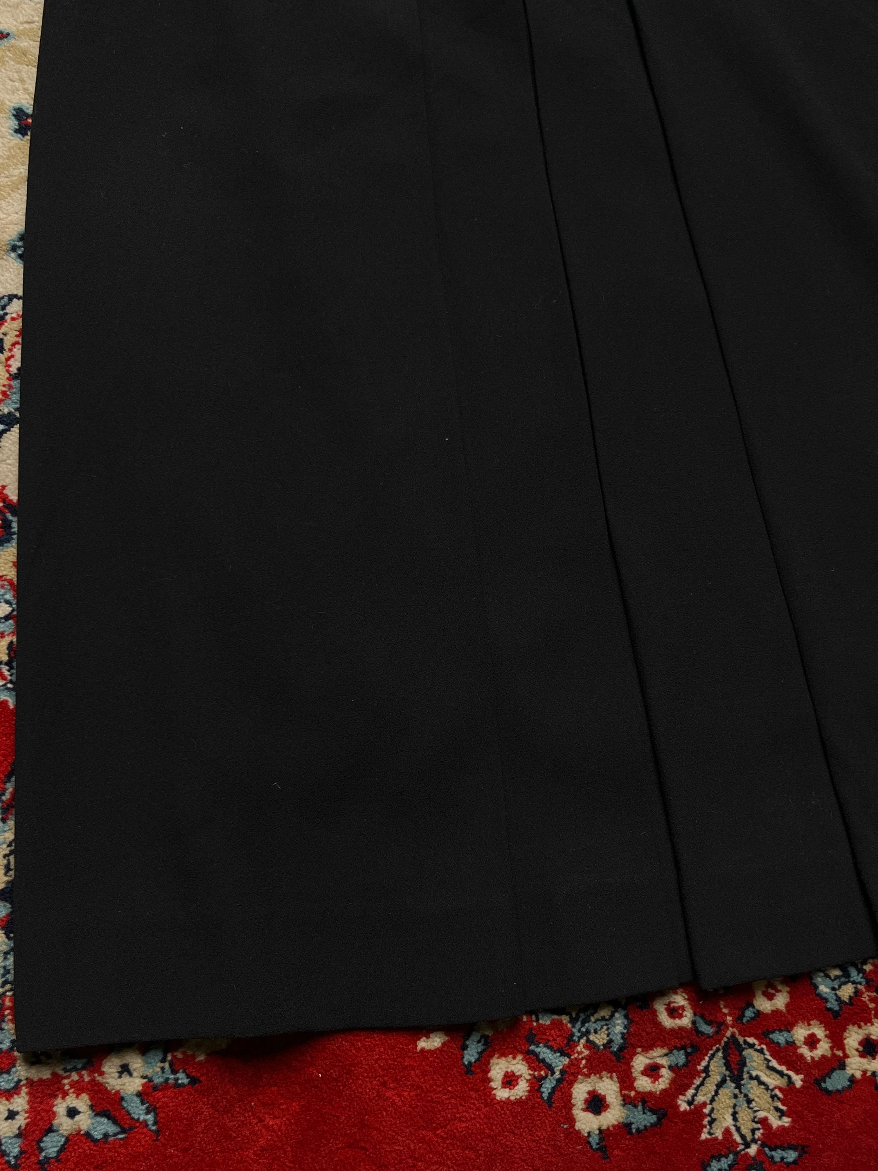 Vintage Women Black Pleated Casual SKIRT - 30