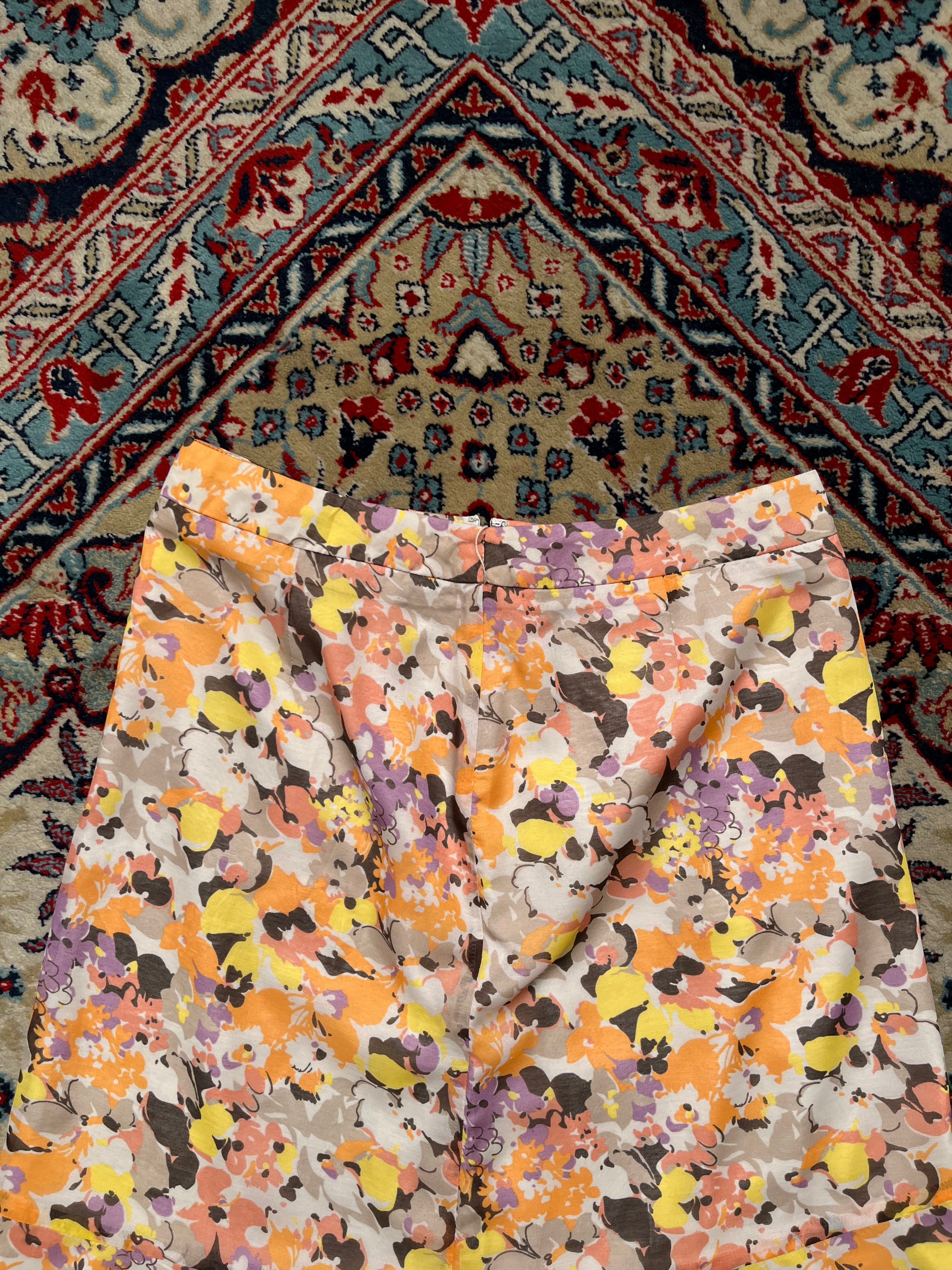 Vintage MARIE CLAIRE Floral Print SKIRT - 26