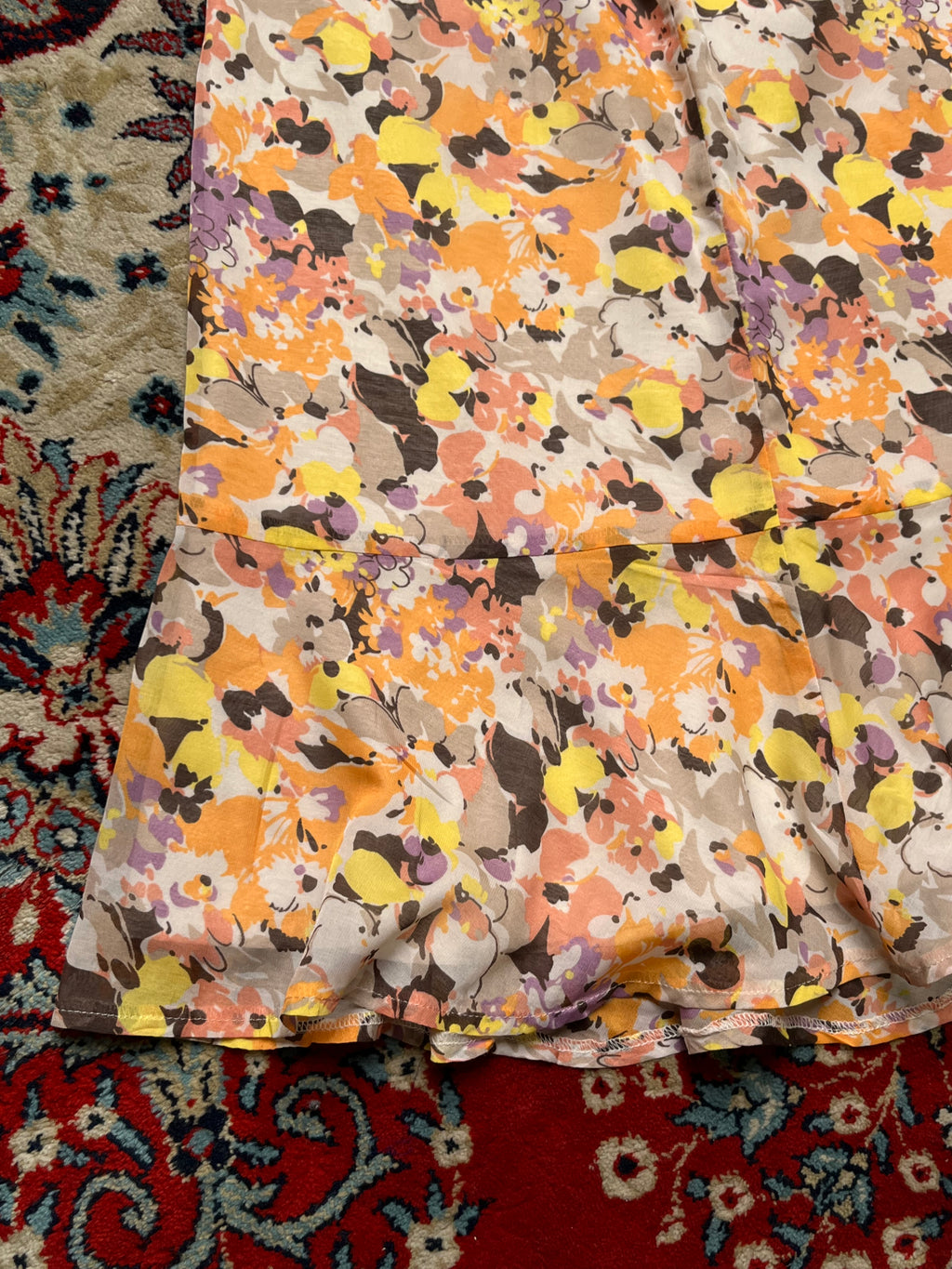 Vintage MARIE CLAIRE Floral Print SKIRT - 26