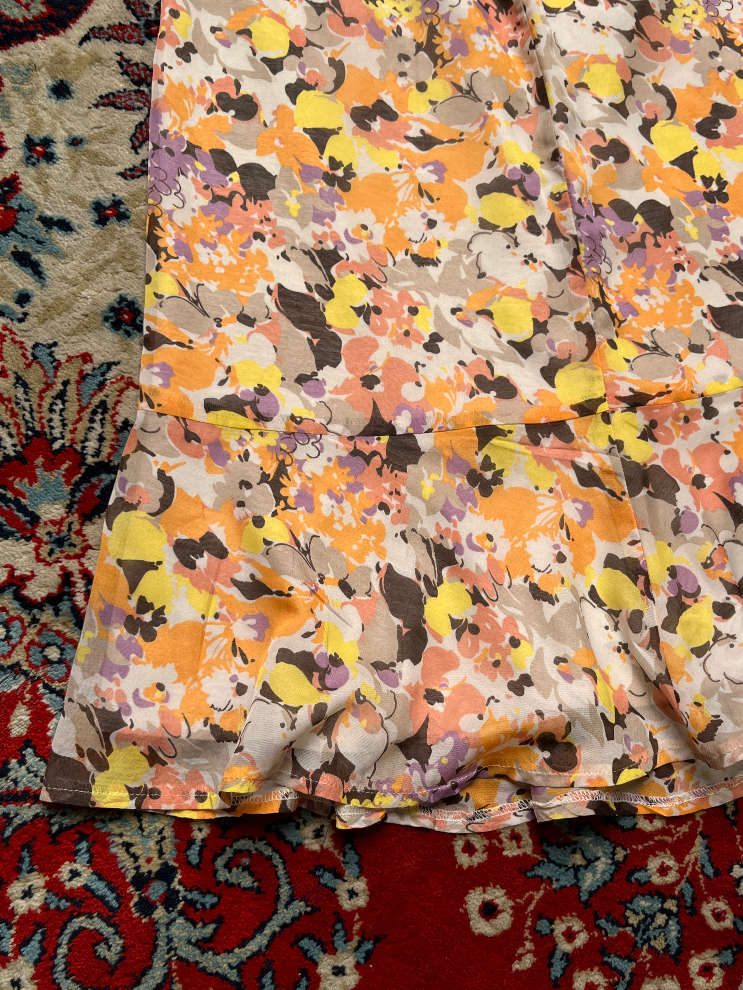 Vintage MARIE CLAIRE Floral Print SKIRT - 26