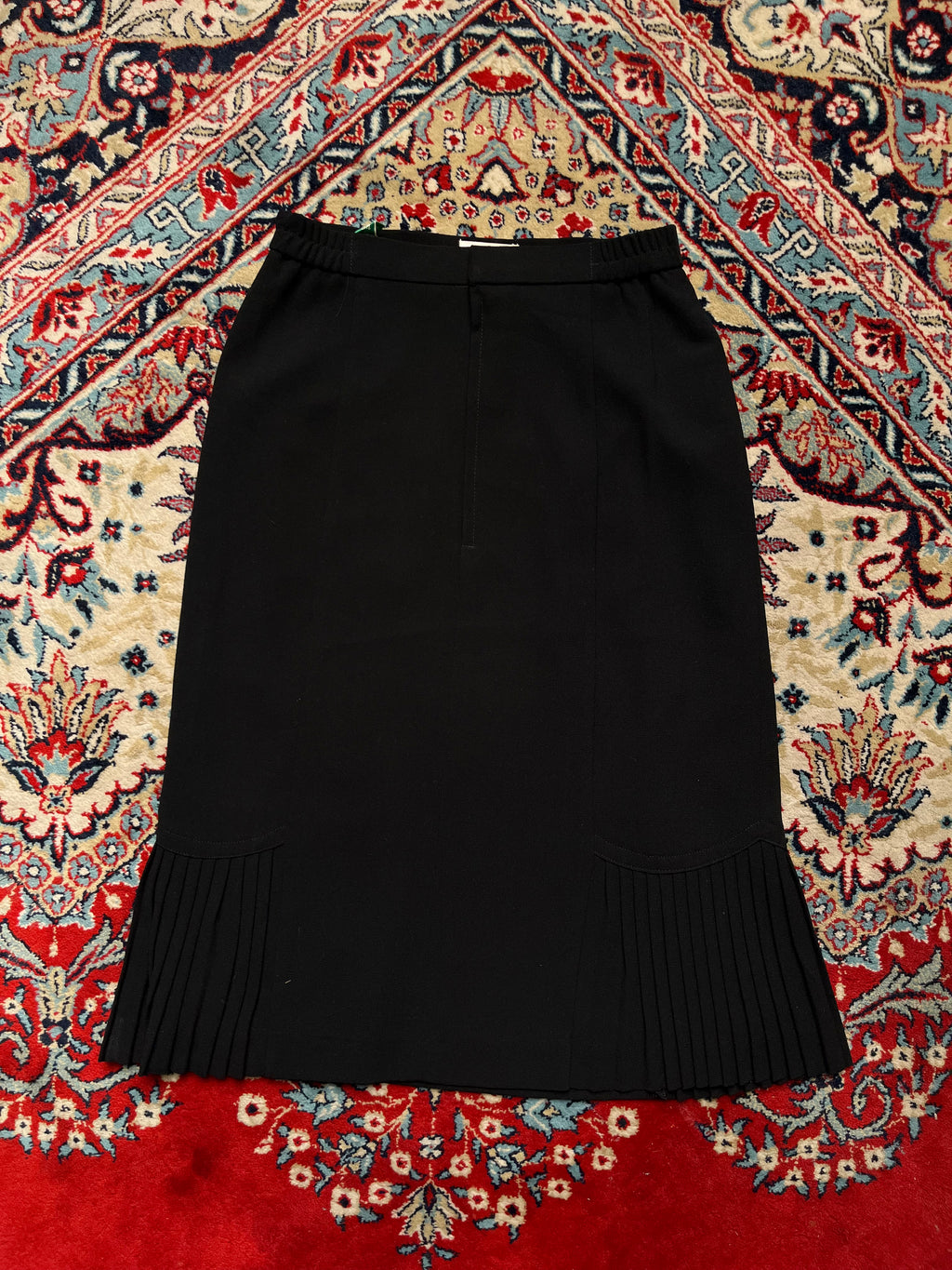Vintage Arosa Women Black Pleated SKIRT - 26