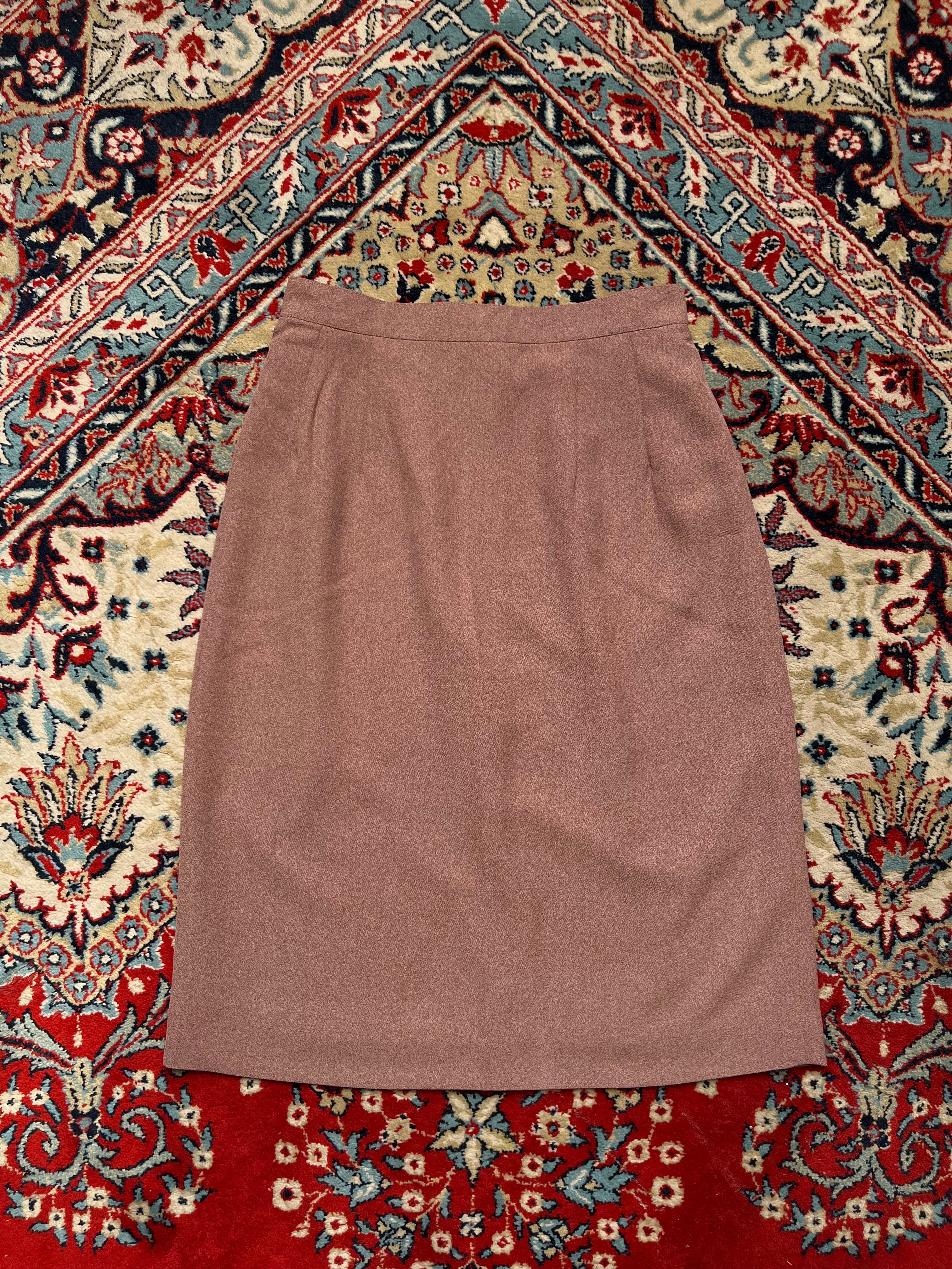 Vintage Mauve Pink Women SKIRT - 24
