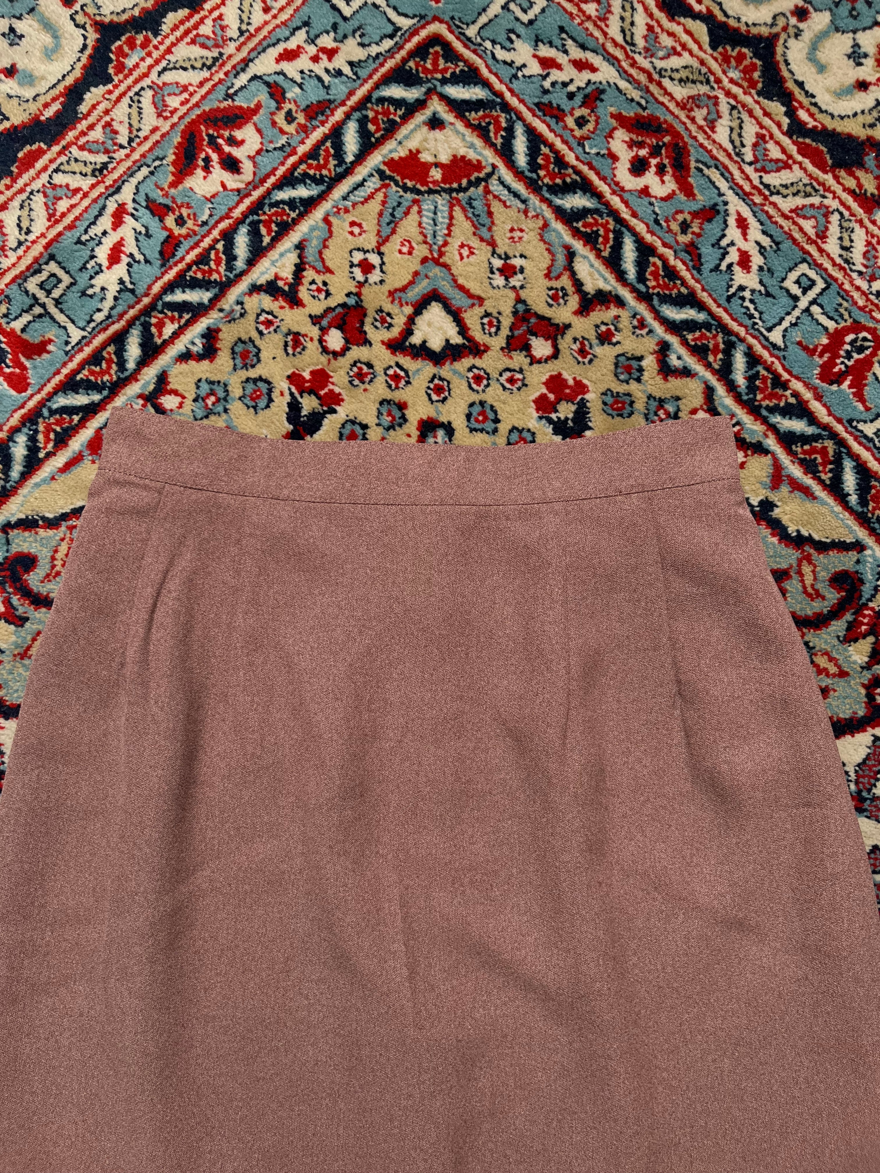 Vintage Mauve Pink Women SKIRT - 24