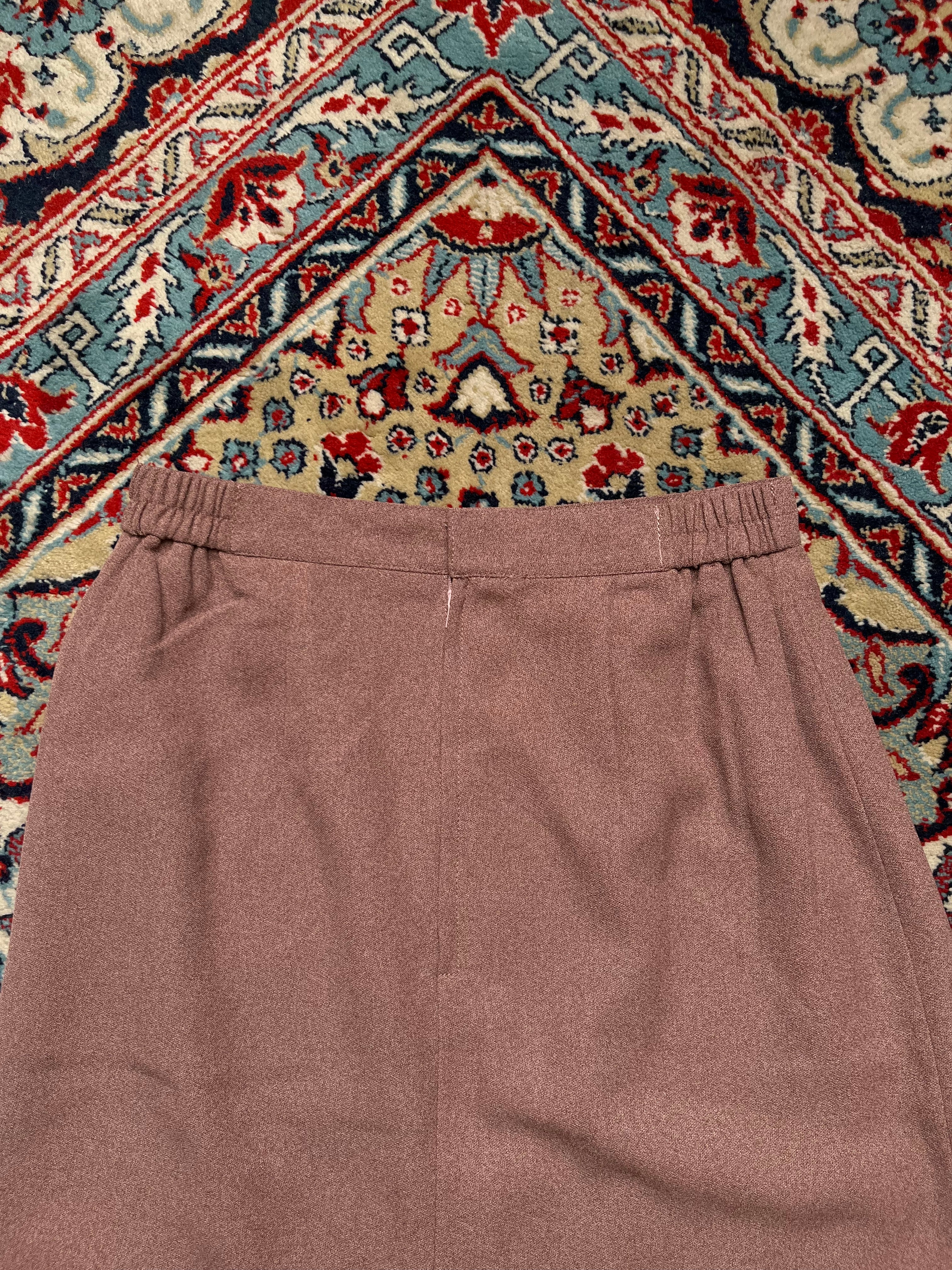 Vintage Mauve Pink Women SKIRT - 24