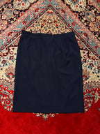Vintage Navy Blue SKIRT - 36