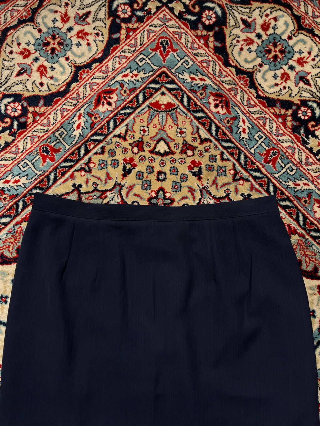 Vintage Navy Blue SKIRT - 36