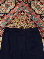 Vintage Navy Blue SKIRT - 36