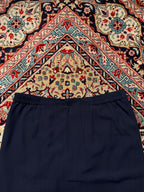 Vintage Navy Blue SKIRT - 36
