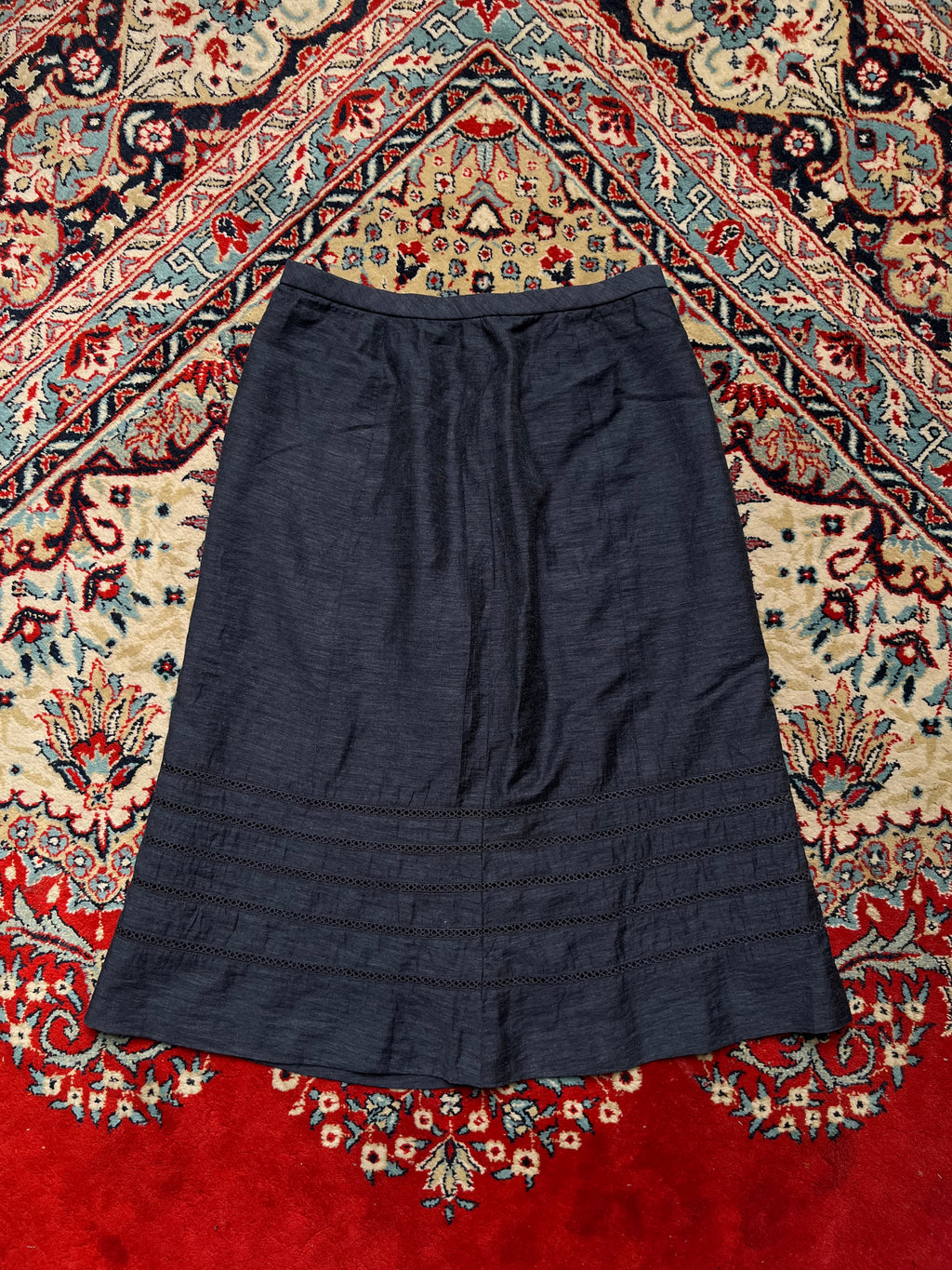 ISHIKAWA Pleated Houndstooth Women Long Casual SKIRT - 26