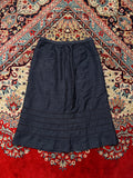 ISHIKAWA Pleated Houndstooth Women Long Casual SKIRT - 26