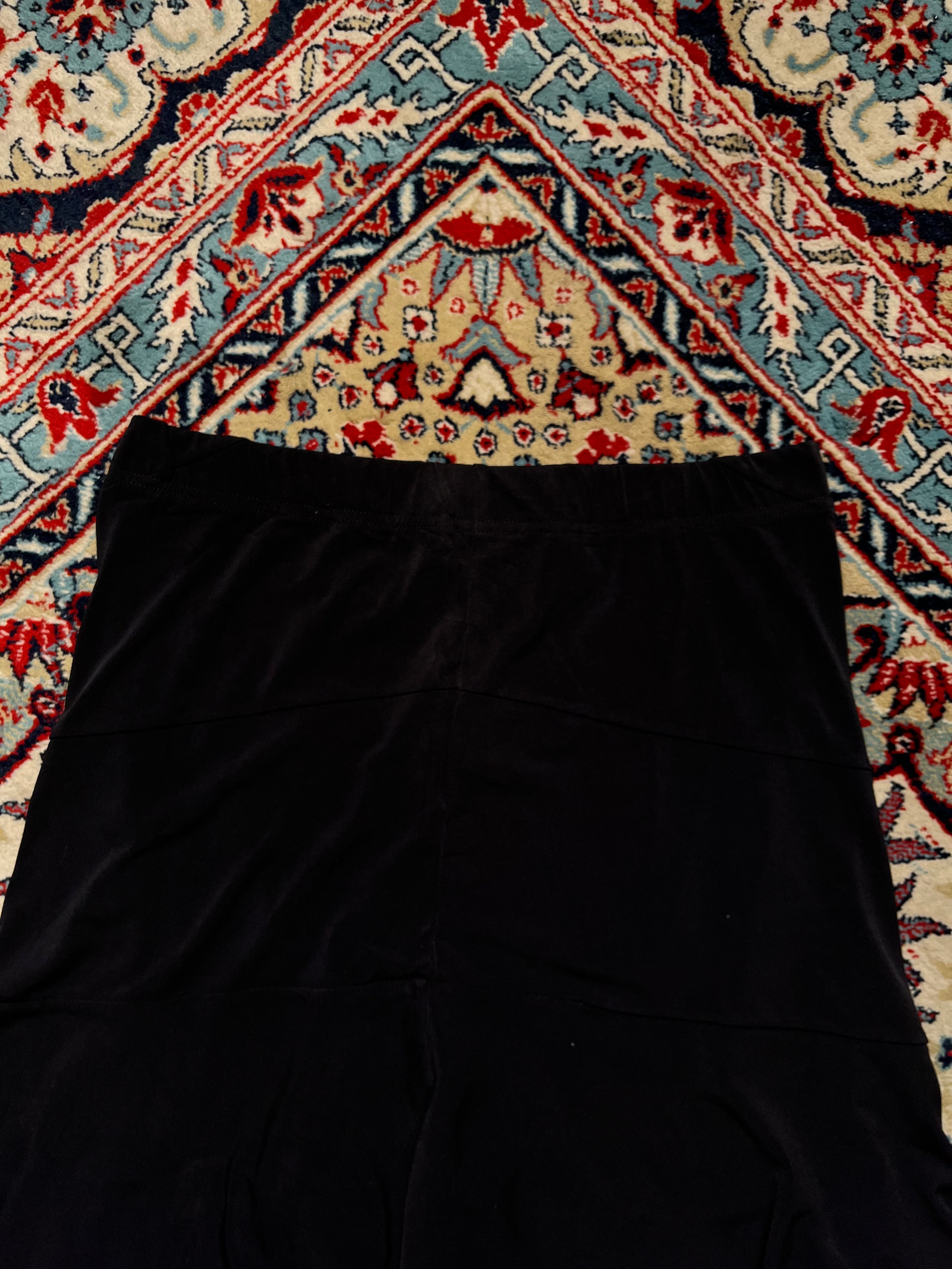 Vintage Black Tiered Ruffle Lace Skirt - 28