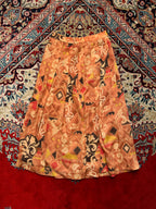Addenda by Renown Pleated Abstract Geometric Pattern Skirt - 24