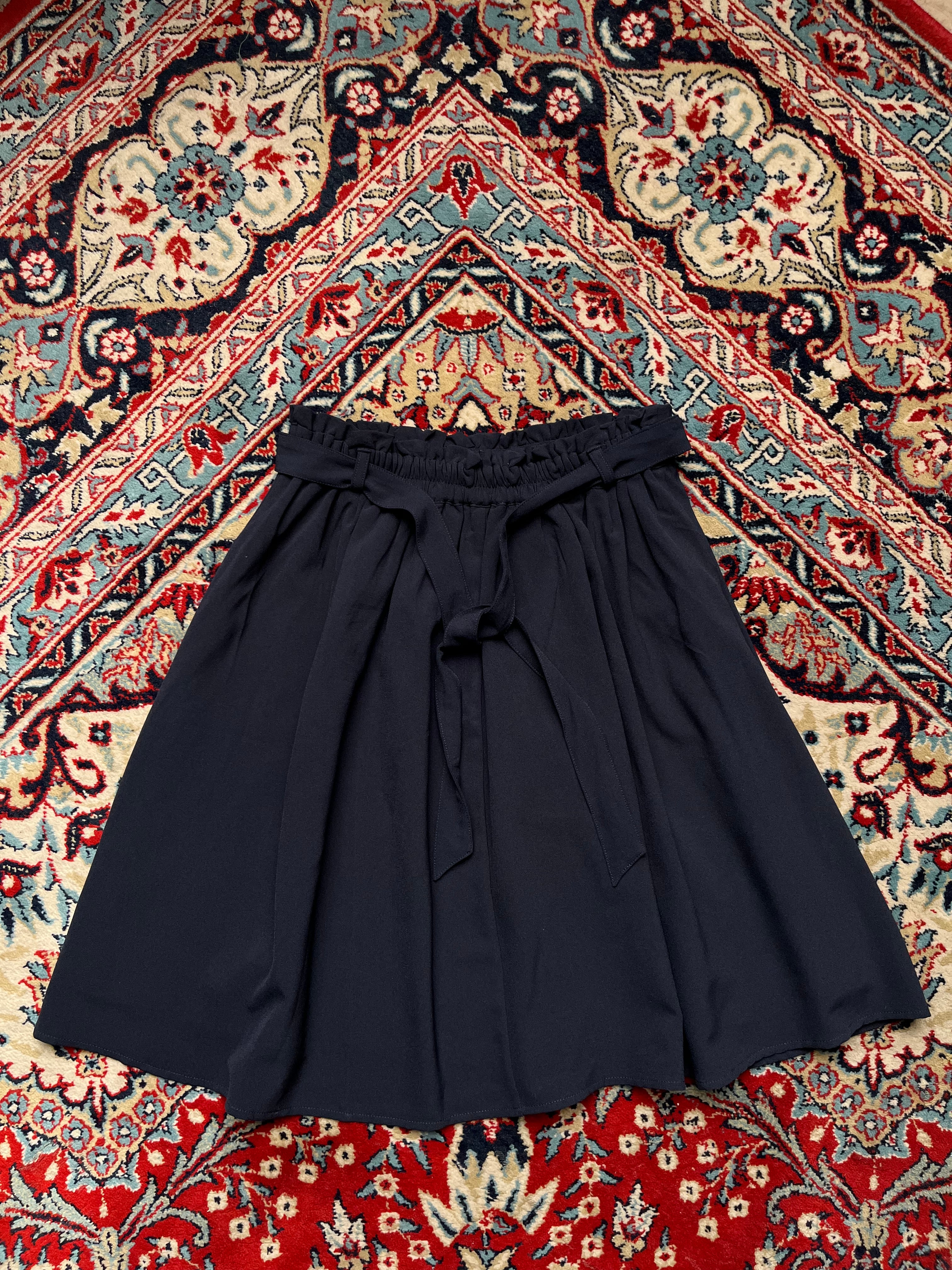 Women Navy Blue Casual Skirt - 24