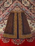 Vintage Paisley Floral Pleated Skirt - 26