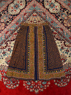 Vintage Paisley Floral Pleated Skirt - 26
