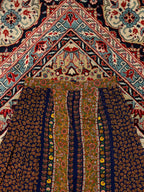 Vintage Paisley Floral Pleated Skirt - 26