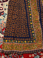 Vintage Paisley Floral Pleated Skirt - 26