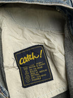 Vintage Catch! Denim Medium Blue WashED SKIRT - 28