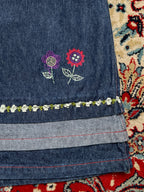Vintage Back & Forth Denim Skirt - 28