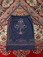 N.M.I. Floral Embroidered Denim SKIRT - 28