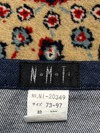 N.M.I. Floral Embroidered Denim SKIRT - 28