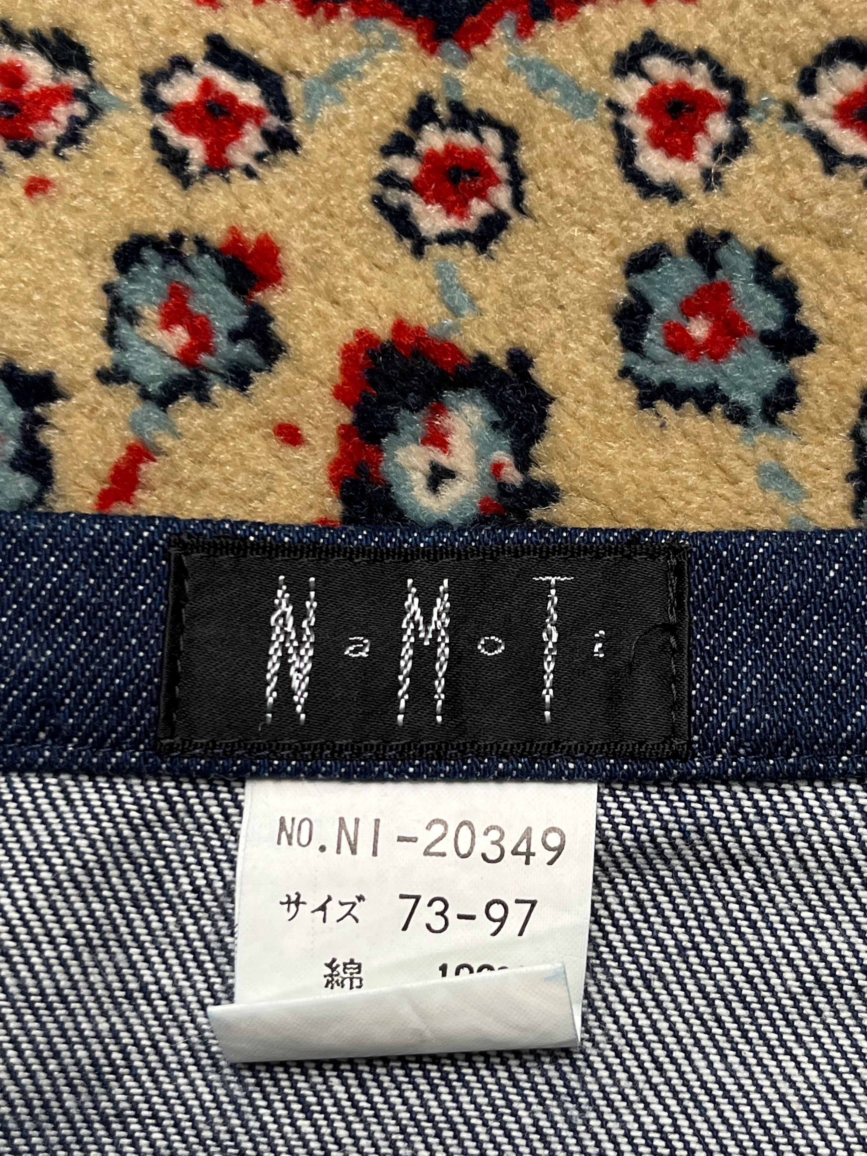 N.M.I. Floral Embroidered Denim SKIRT - 28