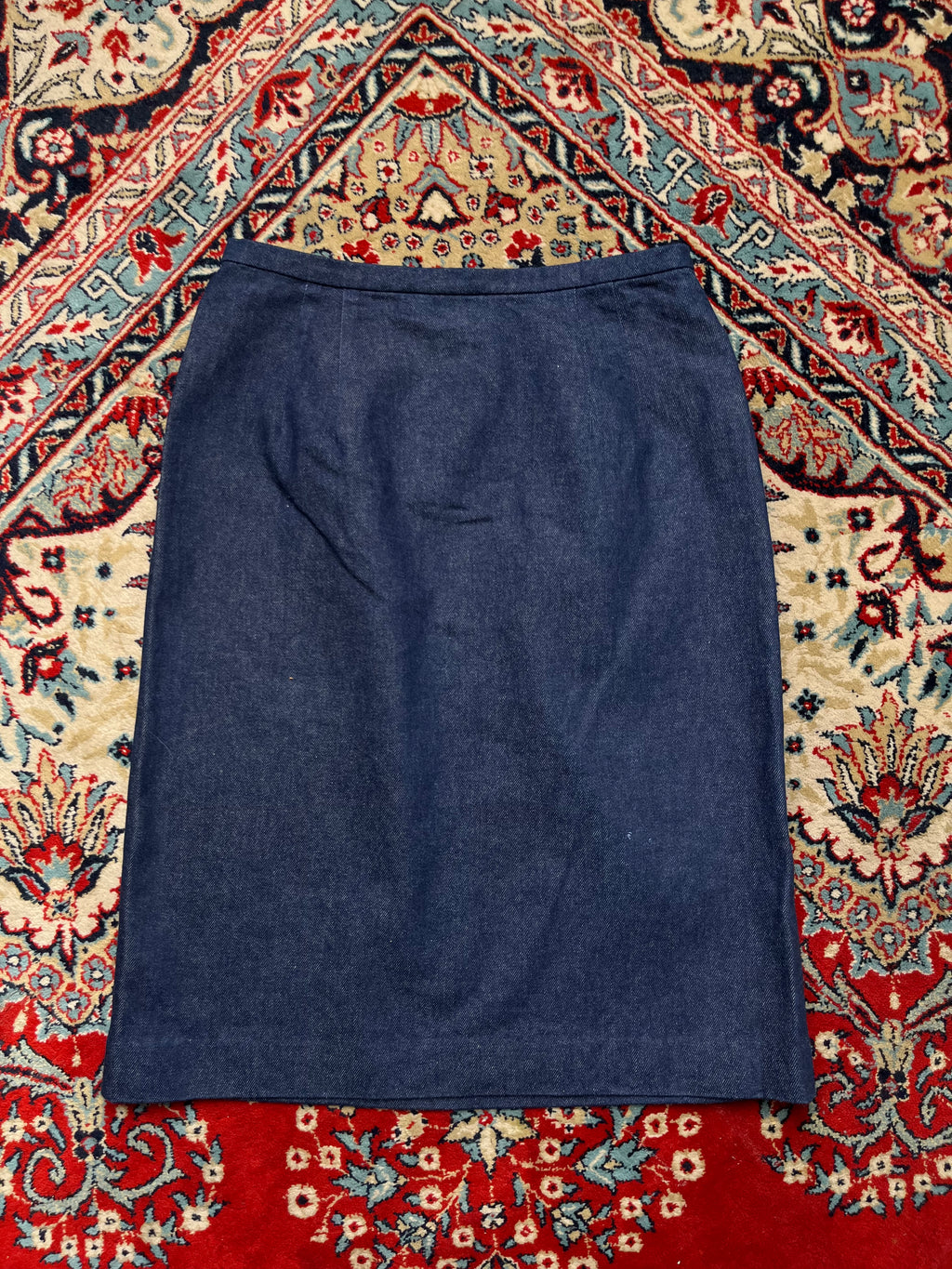 N.M.I. Floral Embroidered Denim SKIRT - 28