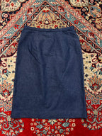 N.M.I. Floral Embroidered Denim SKIRT - 28