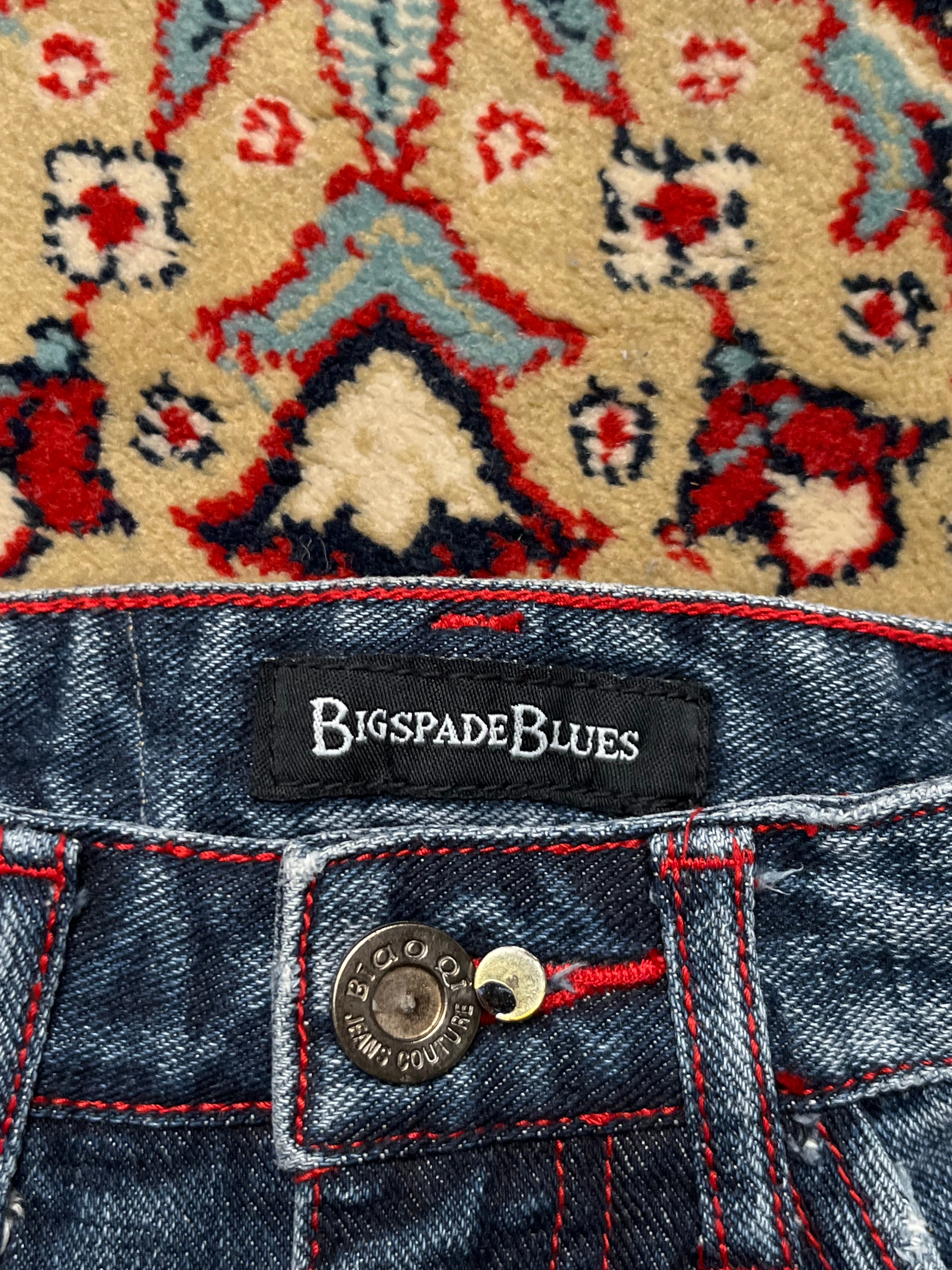 Big Spade Blues Denim Women Distressed SKIRT - 24