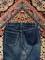 WOMENS Lace Patchwork Denim SKIRT - 30