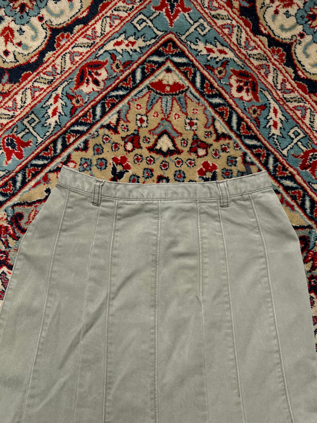 Women Paneled Denim Distressed Flared SKIRT - 24