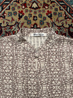 After Shower Womens Geometric Print Japanese inspired Blouse - XL