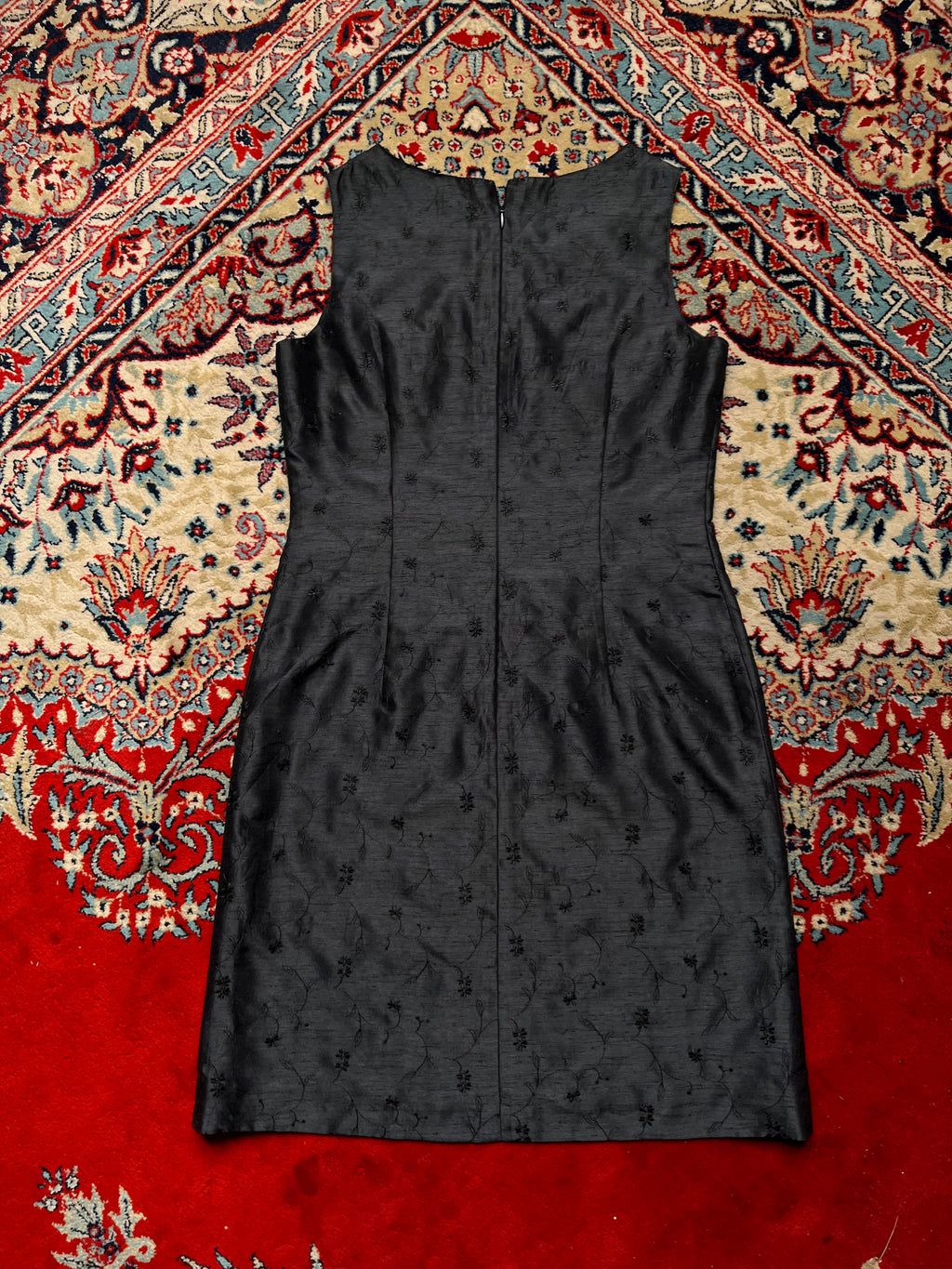 Simola Womens Embroidered Sheath Dress - M