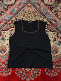Jones New York Women Black Knit Tank Top - XL