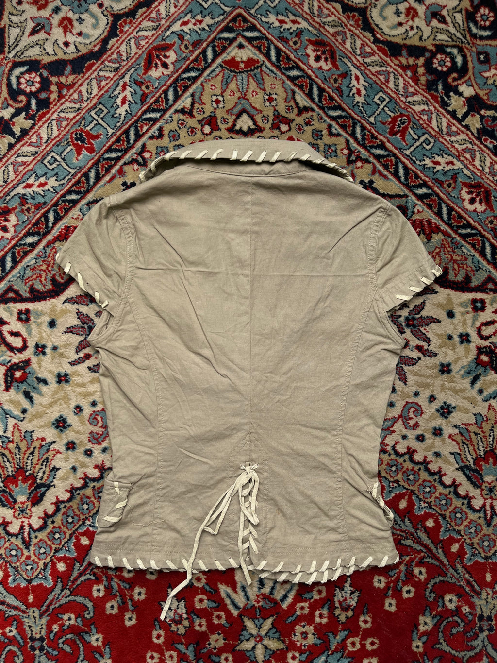 Cecil McBEE Japanese Gyaru Beige Vest - M