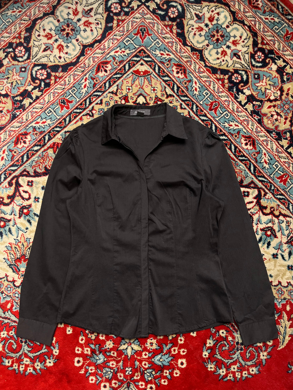 Primark Womens Black FORMAL SHIRT - L